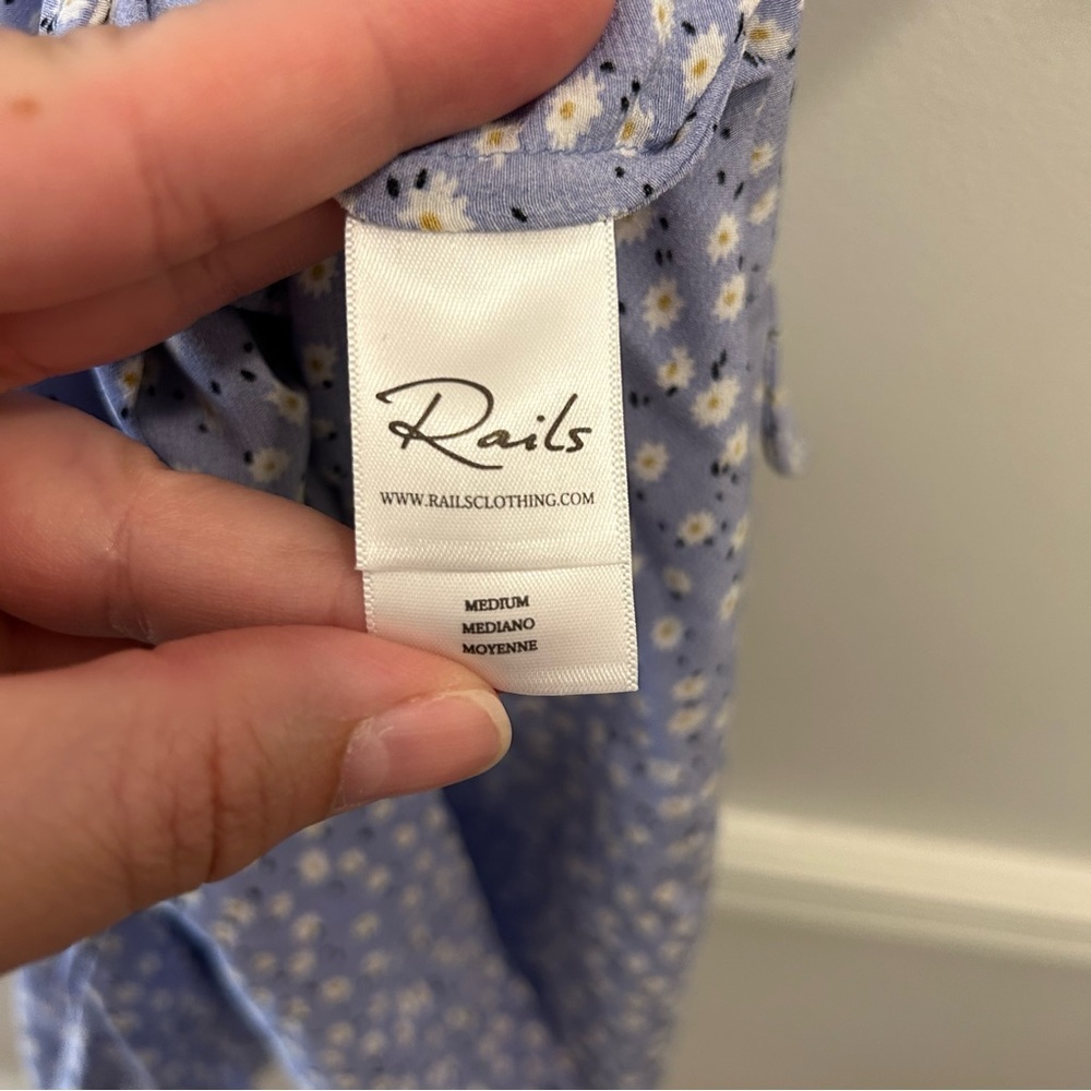 Rails Sofia Romper Medium NWT Daisy Blue - Picture 12 of 15